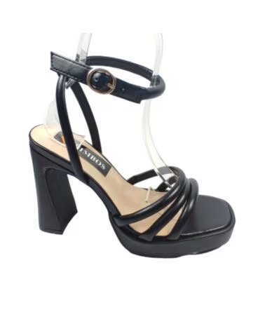 TIMBOS OUTLET SANDALIA TACON VESTIR DE MUJER 127632 NEGRO