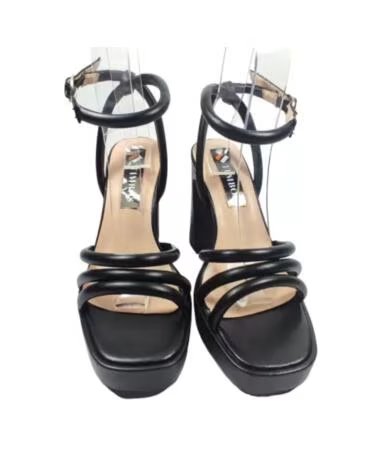 TIMBOS OUTLET SANDALIA TACON VESTIR DE MUJER 127632 NEGRO