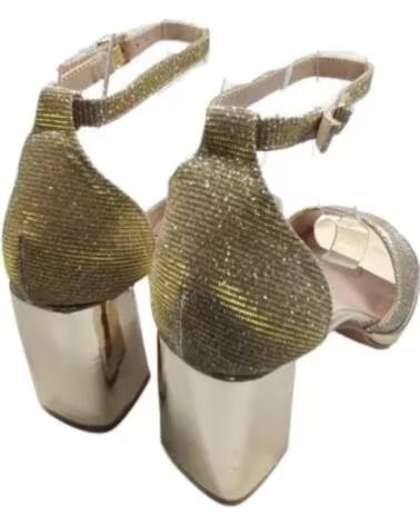 TIMBOS SANDALE TALON FÊTE FEMME 128224 OR ORO