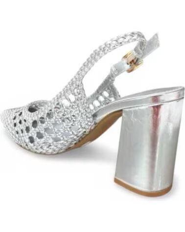 TIMBOS SANDALIA TACÓN FIESTA MUJER PLATA 127719