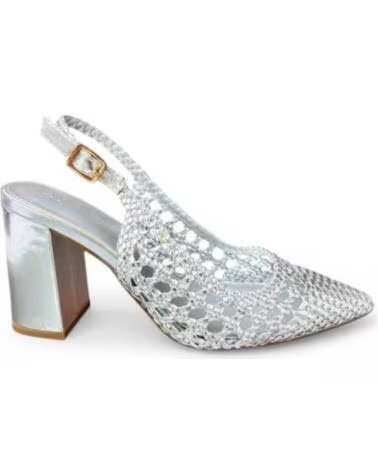 TIMBOS SANDALIA TACÓN FIESTA MUJER PLATA 127719