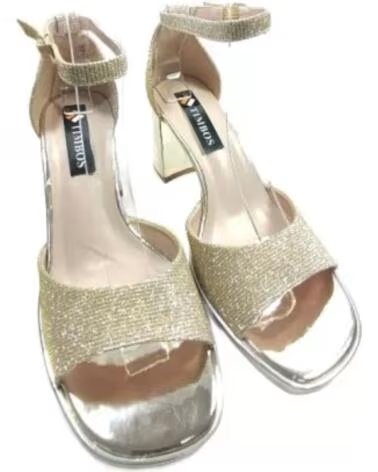 TIMBOS SANDALE TALON FÊTE FEMME 128224 OR ORO