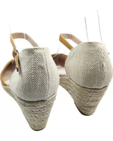 TIMBOS SANDALE COMPENSÉE ESPARTO FEMME CAMEL 128364