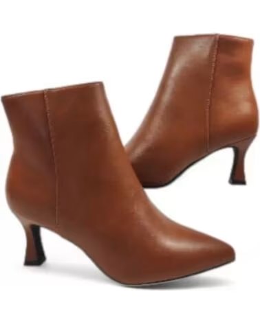 TIMBOS BOTTINES À TALONS POUR FEMME 127256 CAMEL