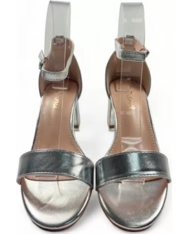 TIMBOS SANDÁLIA SALTO FESTA MULHER PRATA 126514 PLATA