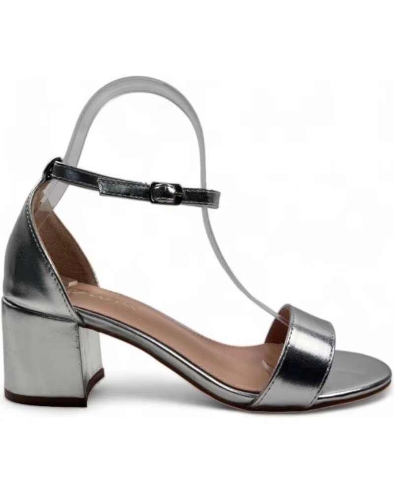 TIMBOS SANDÁLIA SALTO FESTA MULHER PRATA 126514 PLATA