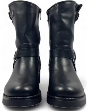 TIMBOS BOTINS BIKER DE MULHER 128849 NEGRO