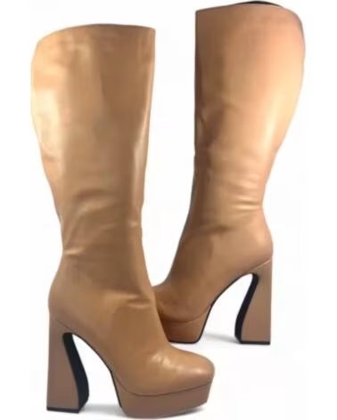 TIMBOS BOTA SALTO MULHER APRICOT 126999 BEJE BEIGE