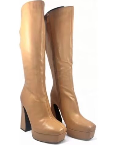 TIMBOS BOTA SALTO MULHER APRICOT 126999 BEJE BEIGE