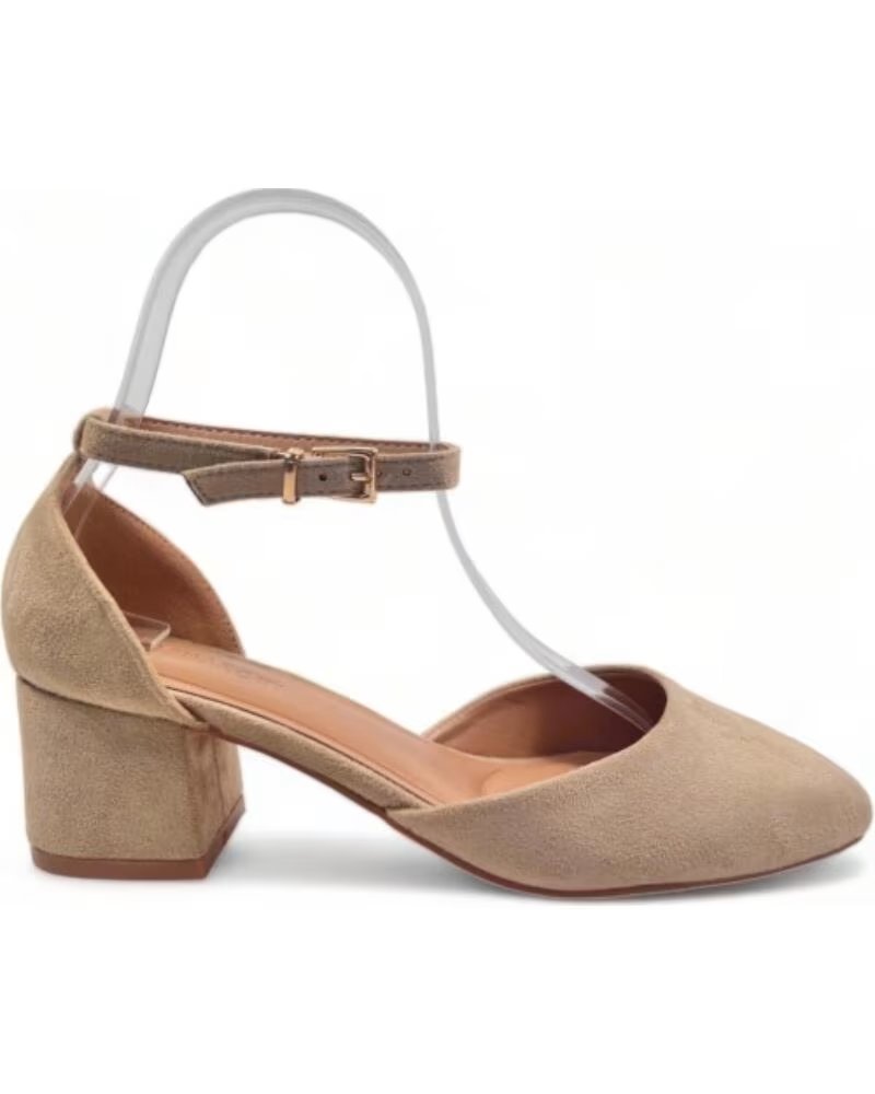 TIMBOS SANDALIA TACÓN VESTIR MUJER BEIGE 130659