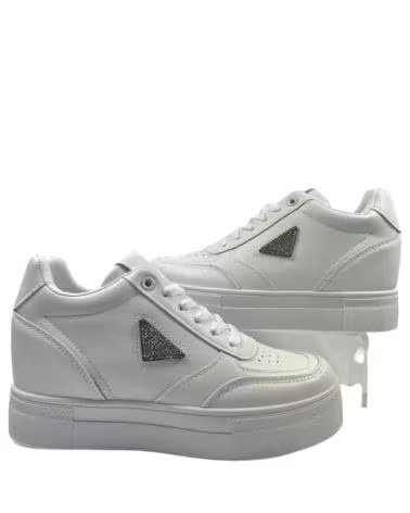 TIMBOS SNEAKERS COMPENSÉES INTÉRIEURES 129167 BLANCO