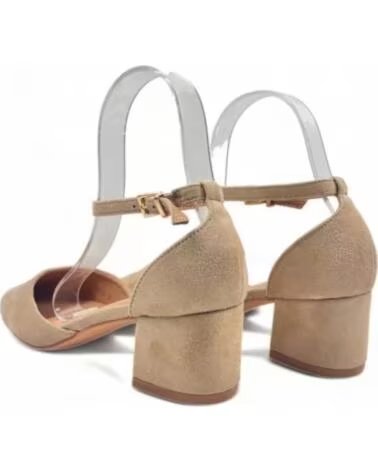TIMBOS SANDALIA TACÓN VESTIR MUJER BEIGE 130659