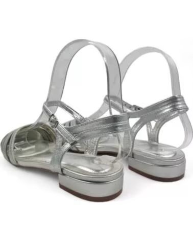 TIMBOS SANDALE TALON FÊTE ARGENT PLATA
