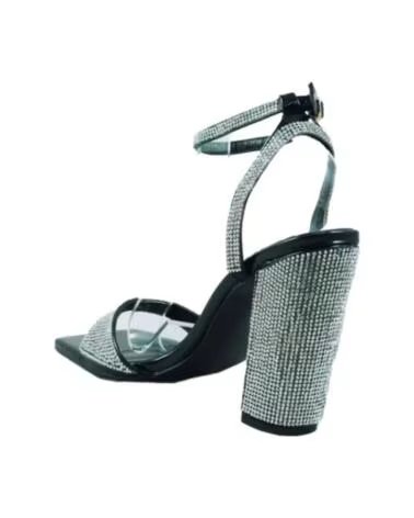 TIMBOS SANDÁLIAS DE SALTO PARA FESTA DE MULHER PRETO 124184 NEGRO