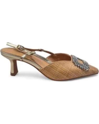 TIMBOS SANDALIA TACÓN FIESTA MUJER ORO