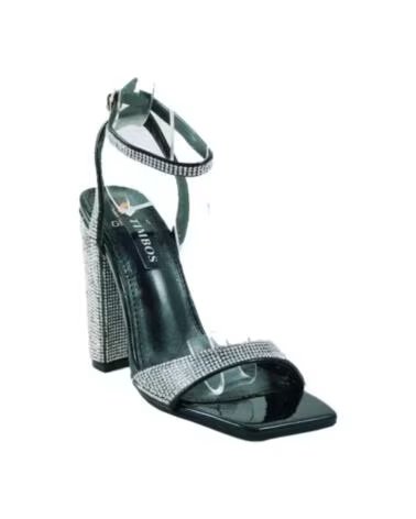 TIMBOS SANDÁLIAS DE SALTO PARA FESTA DE MULHER PRETO 124184 NEGRO