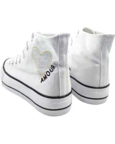 TIMBOS SAPATILHAS BOTIM DE MULHER BRANCO 129719 BLANCO