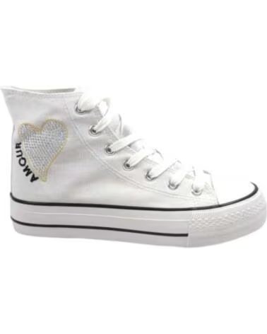 TIMBOS SAPATILHAS BOTIM DE MULHER BRANCO 129719 BLANCO