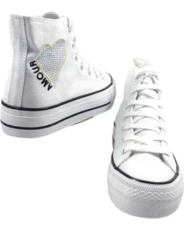 TIMBOS SAPATILHAS BOTIM DE MULHER BRANCO 129719 BLANCO