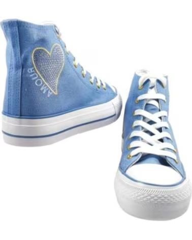 TIMBOS SAPATILHAS BOTINHA DE MULHER 129720 AZUL