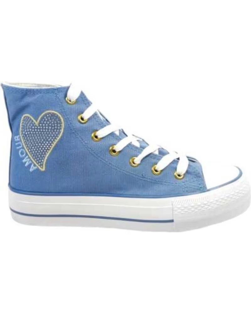 TIMBOS SAPATILHAS BOTINHA DE MULHER 129720 AZUL