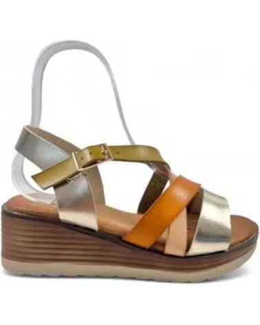 SANDALIA CUNA COMODA MUJER ORO 129801 TIMBOS