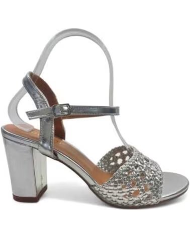 TIMBOS SANDALO TACCO FESTA DONNA 129933 ARGENTO PLATA
