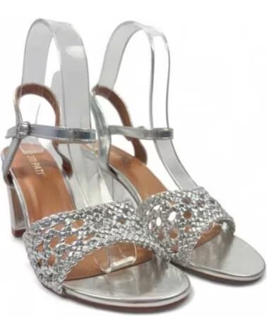 TIMBOS SANDALO TACCO FESTA DONNA 129933 ARGENTO PLATA
