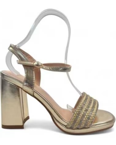 TIMBOS SANDALIA TACON FIESTA MUJER 129931 ORO