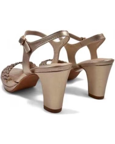 TIMBOS SANDALIA TACÓN PLATAFORMA FIESTA MUJER TAUPE 129983