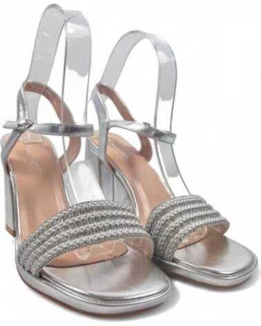 TIMBOS SANDALI CON TACCO PER FESTA E CERIMONIA ARGENTO 129932 PLATA