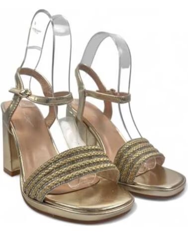 TIMBOS SANDALIA TACON FIESTA MUJER 129931 ORO