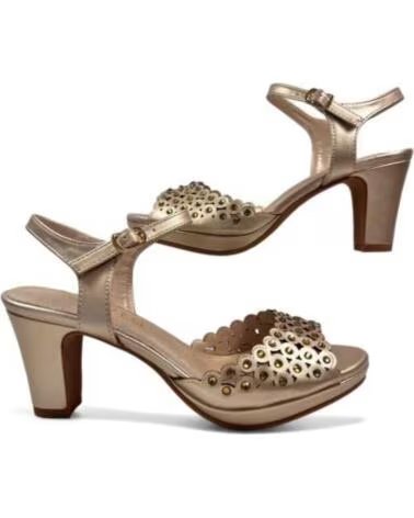 TIMBOS SANDALIA TACÓN PLATAFORMA FIESTA MUJER TAUPE 129983