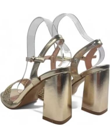 TIMBOS SANDALIA TACON FIESTA MUJER 129931 ORO