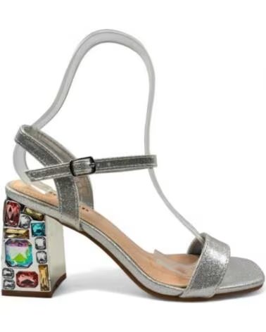 TIMBOS SANDALIA TACON FIESTA MUJER 130152 PLATA