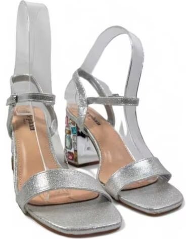 TIMBOS SANDALIA TACON FIESTA MUJER 130152 PLATA