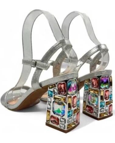 TIMBOS SANDALIA TACON FIESTA MUJER 130152 PLATA