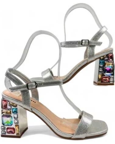 TIMBOS SANDALIA TACON FIESTA MUJER 130152 PLATA