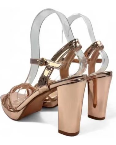 TIMBOS SANDALIA TACON FIESTA PLATAFORMA MUJER CHAMPAGNE 130168