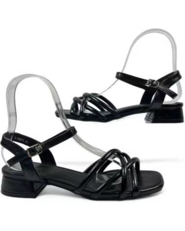 TIMBOS SANDALIA TACÓN MUJER NEGRO 130149