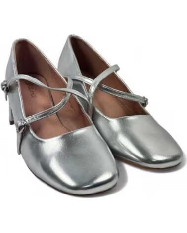 TIMBOS SCARPE DÉCOLLETÉ TACCO FESTA DONNA 130406 ARGENTO PLATA