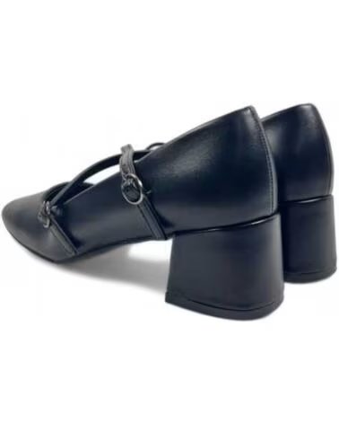 TIMBOS DAMEN PUMPS MIT ABSATZ UND GEKREUZTEN RIEMEN 130408 NEGRO