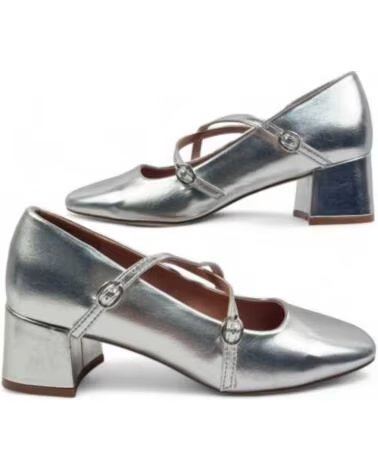 TIMBOS SCARPE DÉCOLLETÉ TACCO FESTA DONNA 130406 ARGENTO PLATA