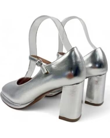 TIMBOS SCARPE DÉCOLLETÉ CON TACCO DA FESTA PER DONNA MODELLO 130412 ARGENTO PLATA