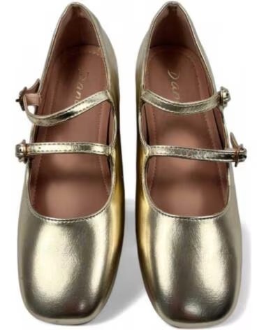 TIMBOS SAPATOS DE SALTO FESTA MULHER 130423 OURO ORO