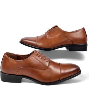TIMBOS HERREN BUSINESS-SCHUHE 130570 MARRON