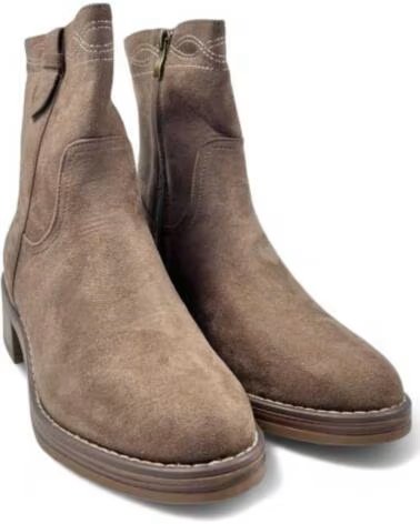 TIMBOS BOTA ESTILO TEXANA FEMININA TAUPE 130623
