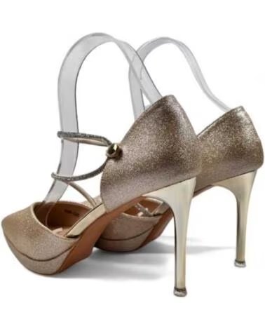 TIMBOS SANDALIA TACÓN FIESTA MUJER ORO 130644