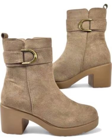 TIMBOS BOTAS DE SALTO MULHER 130626 BEIGE