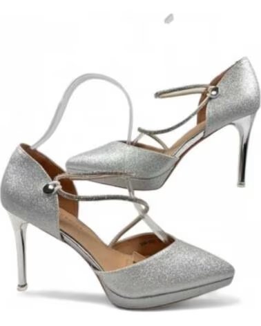 TIMBOS SANDALIA TACÓN FIESTA MUJER 130655 PLATA